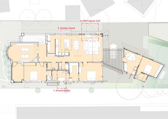 a floor plan of a house