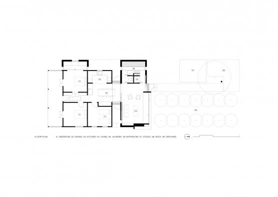 a floor plan of a house